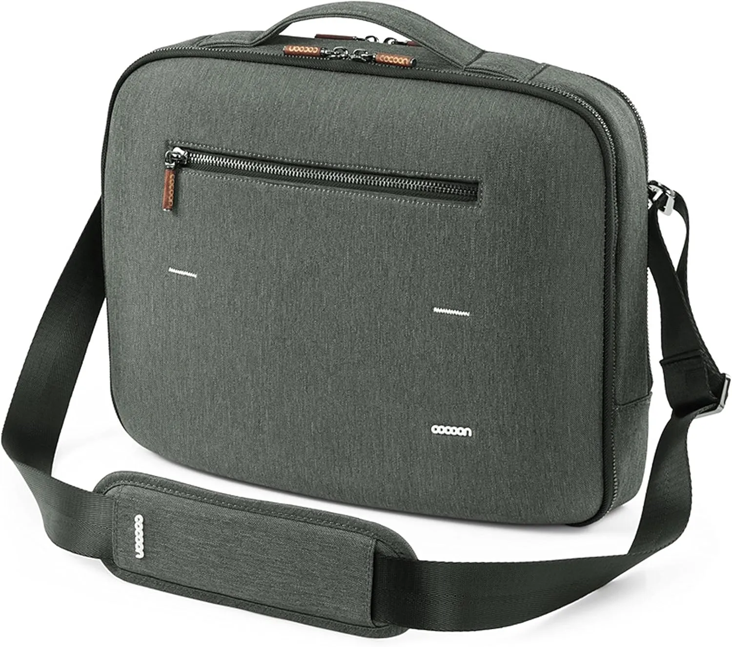 Cocoon MCP3202GF Graphite 13" Brief with Built-in Grid-IT!® Accessory Organizer (Graphite Gray)