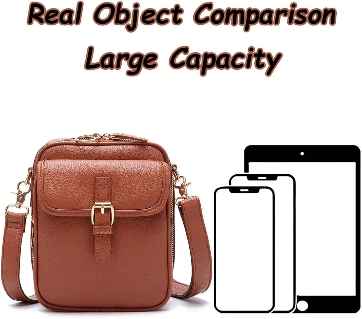 Collaborate Crossbody Leather Bag, Collaboraten1 Crossbody Leather Bag, Aphrodite Phone Crossbody Bag