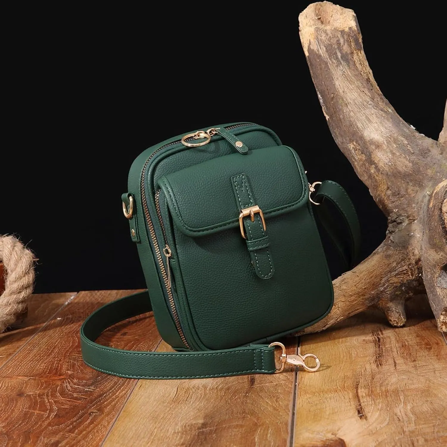 Collaborate Crossbody Leather Bag, Collaboraten1 Crossbody Leather Bag, Aphrodite Phone Crossbody Bag