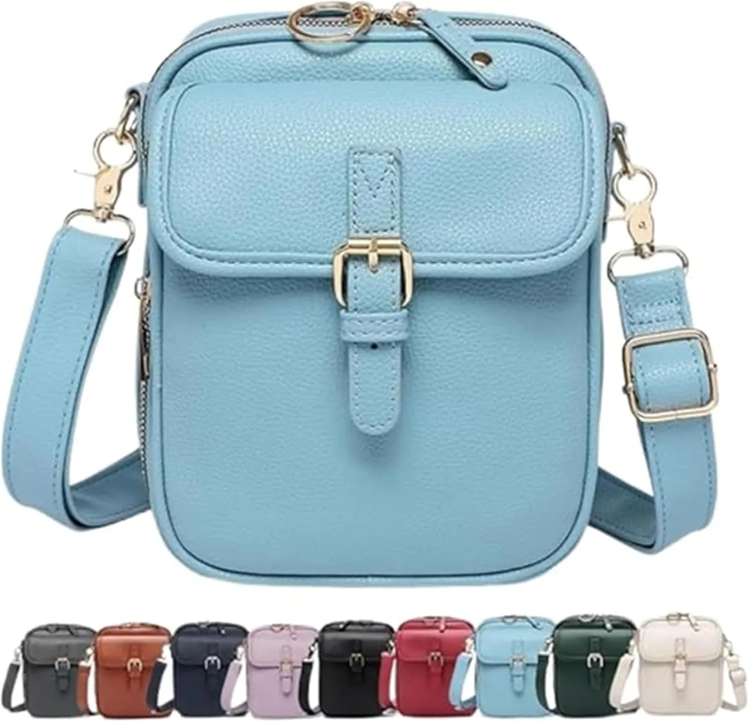Collaboraten- Crossbody Leather Bag, Crossbody Leather Bag for women, Vintage Anti-Theft