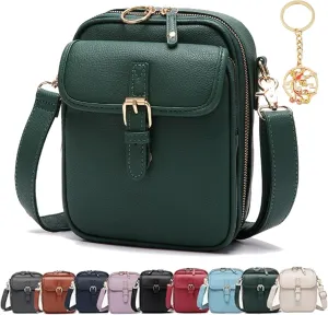 Collaboraten1 Crossbody Leather Bag Collaborate Urvashi Vintage Messenger Bag Mini Cross Body Shoulder Purse for Women
