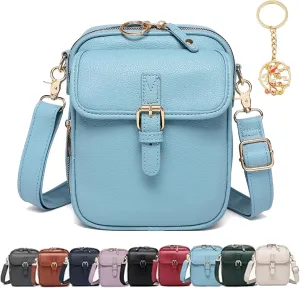 Collaboraten1 Crossbody Leather Bag Collaborate Urvashi Vintage Messenger Bag Mini Cross Body Shoulder Purse for Women