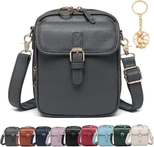 Collaboraten1 Crossbody Leather Bag Collaborate Urvashi Vintage Messenger Bag Mini Cross Body Shoulder Purse for Women