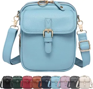 Collaboraten1 Crossbody Leather Bag, Urvashi Crossbody Bag, Women Retro Double-Layer Large Capacity