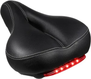Comfortable Bike Seat Cushion Pad Gel Padded Saddle for Easy Installation Shock-Absorbing Design Nighttime Fits Seats