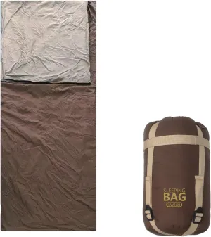 Compact Ultra Lightweight Sleeping Bag Envelope Backpacking Bag with Compression Sack for Adults Warm Weather Camping, Traveling, Hiking