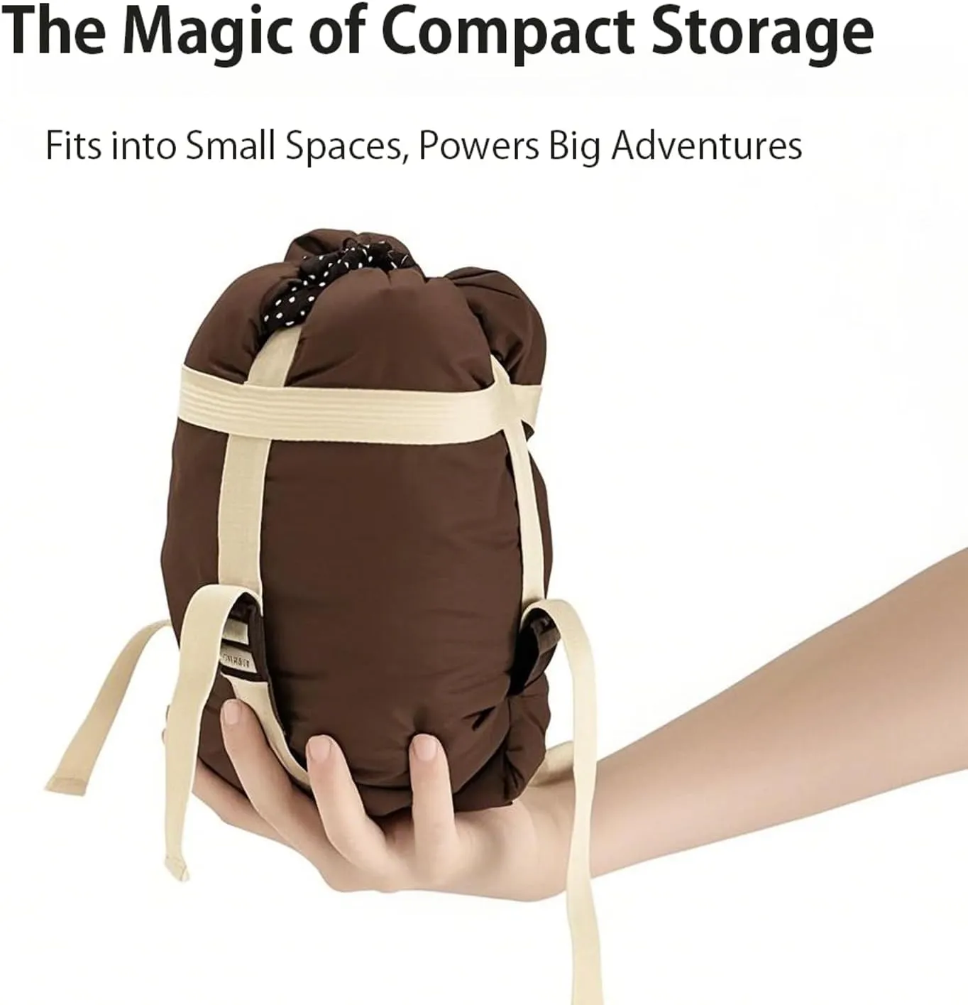Compact Ultra Lightweight Sleeping Bag Envelope Backpacking Bag with Compression Sack for Adults Warm Weather Camping, Traveling, Hiking