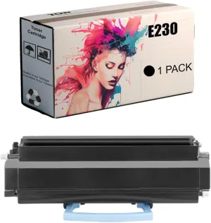 Compatible for Lexmark E230 E232 E232T E234 E238 E240 Printers, 12A8305 12A8400 12A8300 Toner Cartridge Replacement for Lexmark E230, High Yield 6000 Pages (Black)