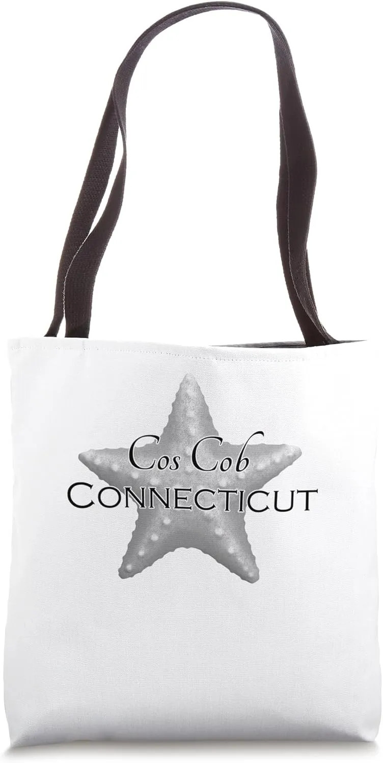 Cos Cob Connecticut Beach Ocean Tote Bag