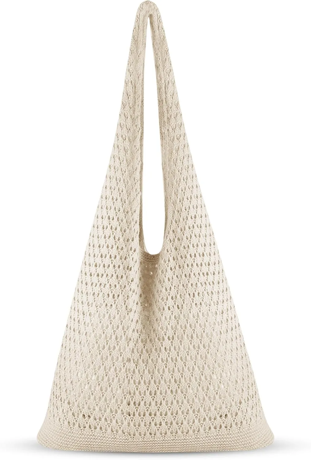 Crochet Tote Bag Women: Knit Bag for Summer Vacation Travel Beachy