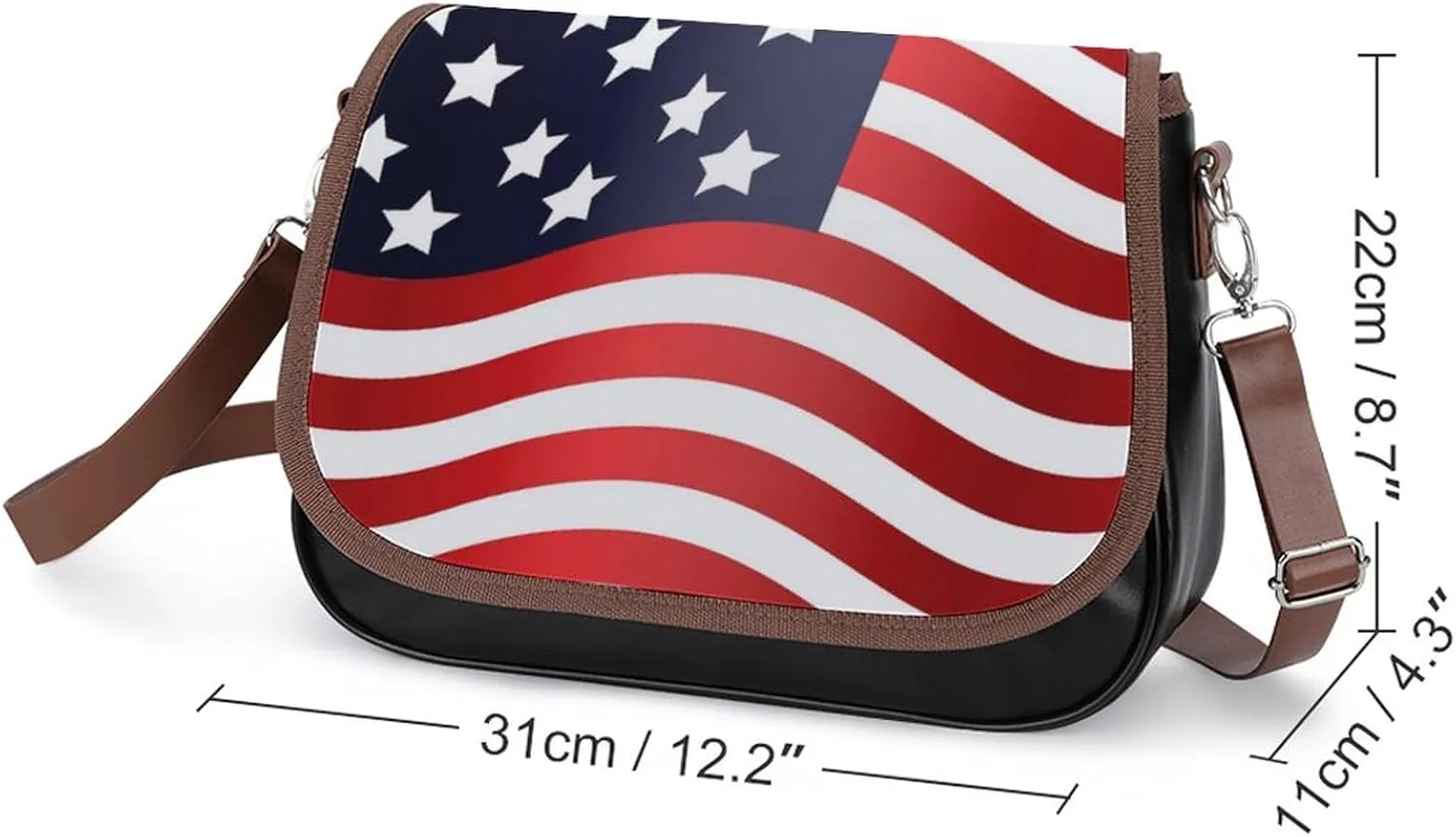 Crossbody Bags Purses Women, Lightweight Functional Multi Pocket Purse Adjustable Strap