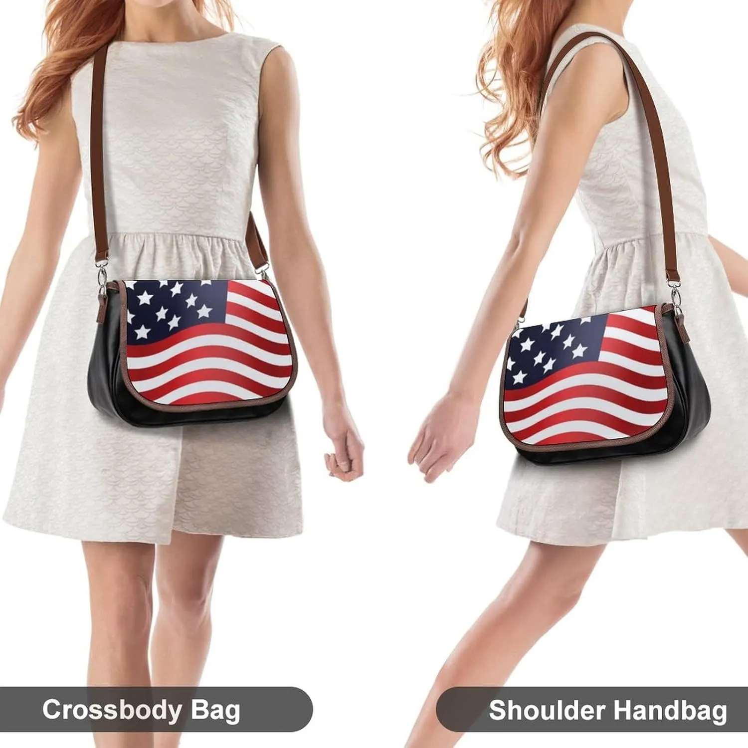 Crossbody Bags Purses Women, Lightweight Functional Multi Pocket Purse Adjustable Strap