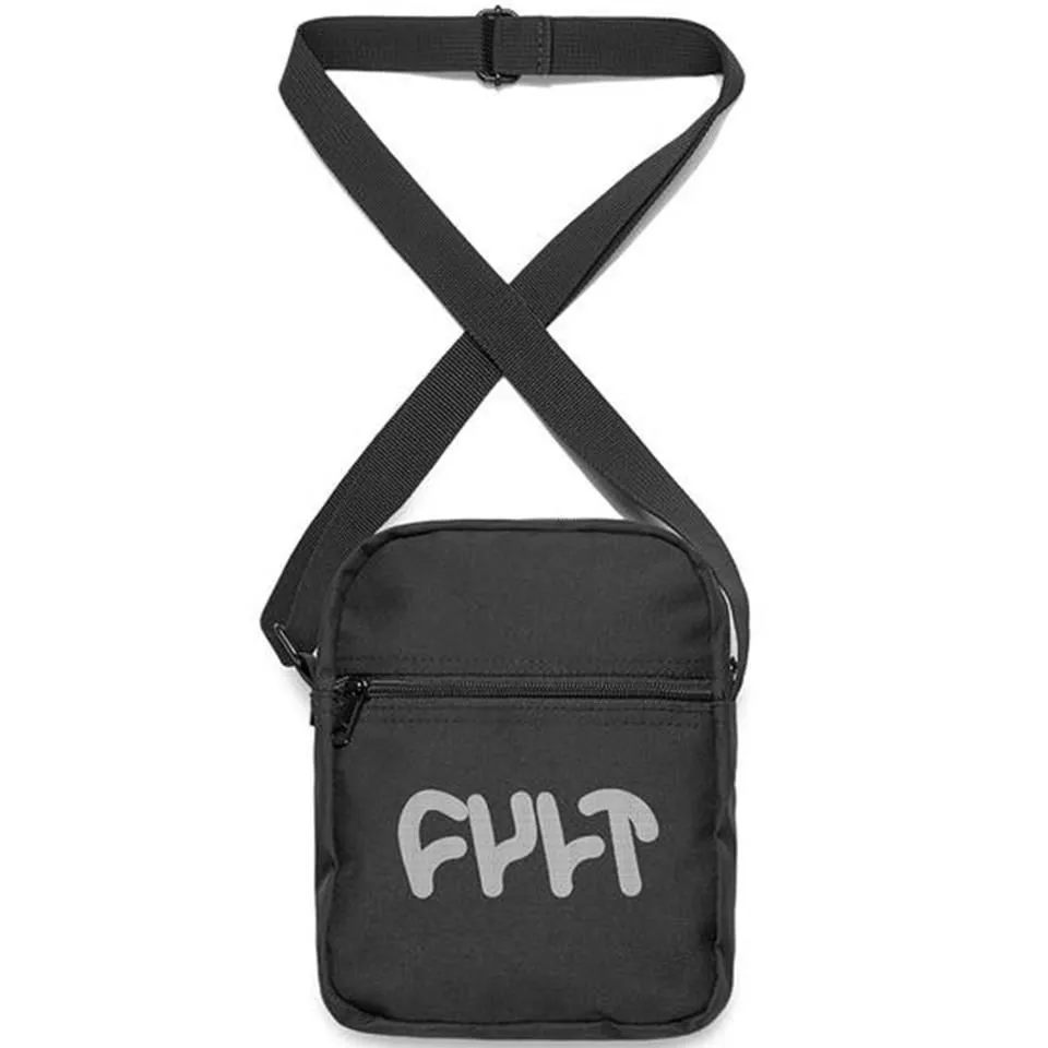 Cult Thick Logo Shoulder Pack - Black