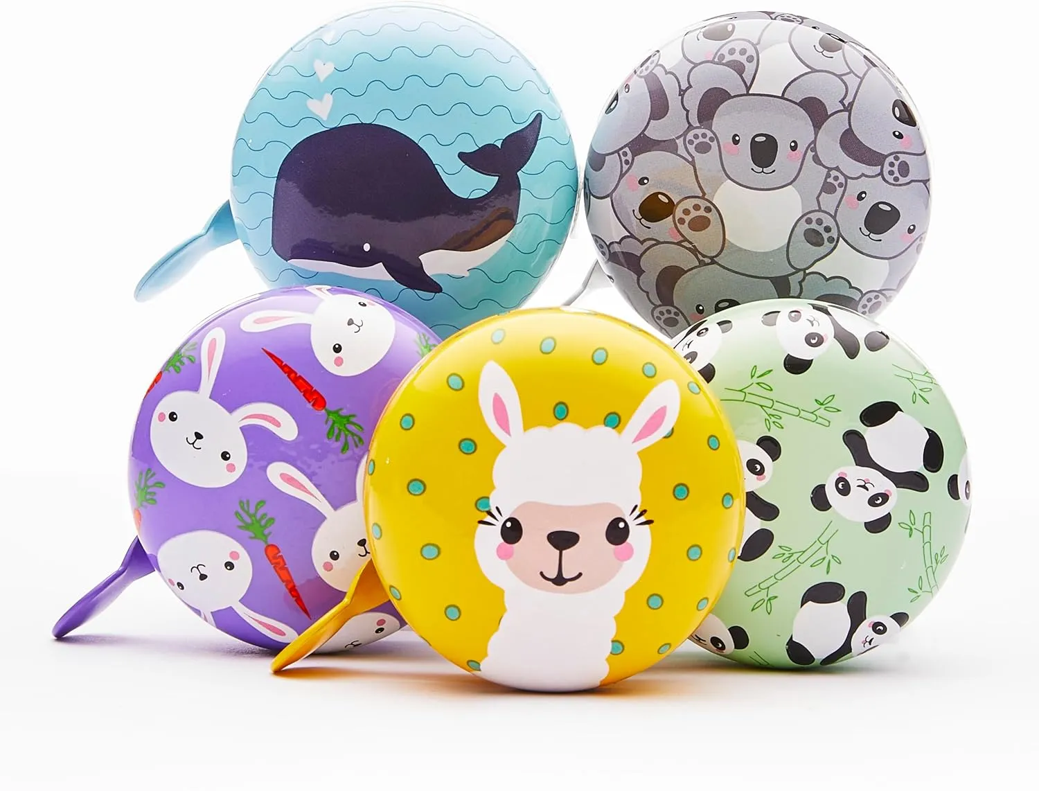 Cute Bicycle Bell with Loud Clear Sound, Bike Bells for Adults & Kids, Durable Bike Bell for Scooters, Toddler Bikes, and Cycling Accessories by Cute Things Seattle