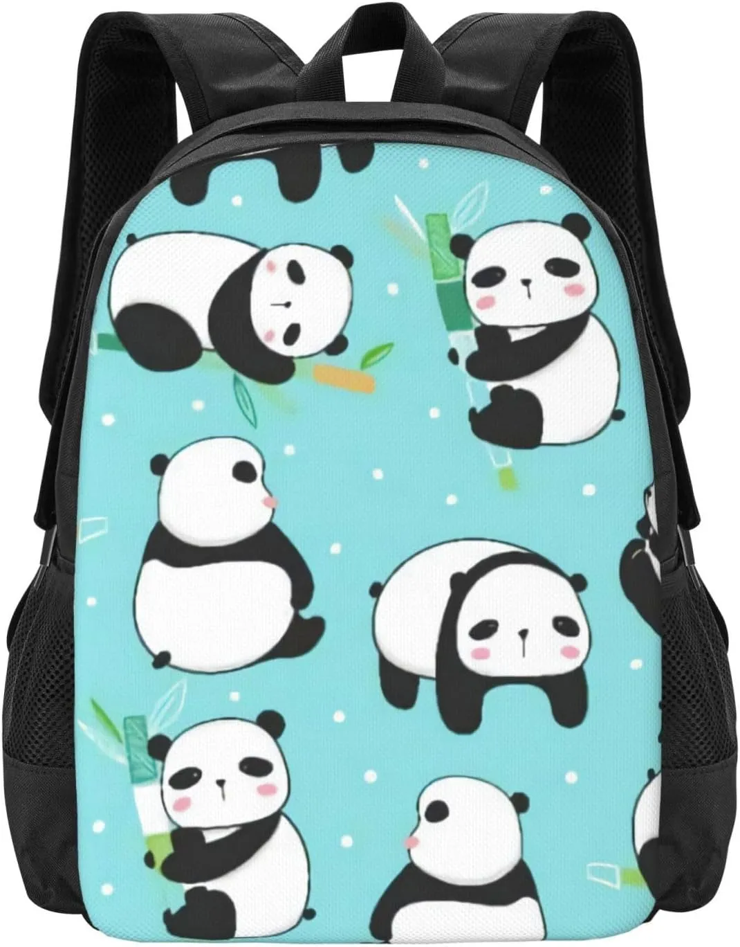 Cute Panda Lightweight Packable Backpack Travel Casual Large Capacity Daypack Foldable Backpack For Men Women