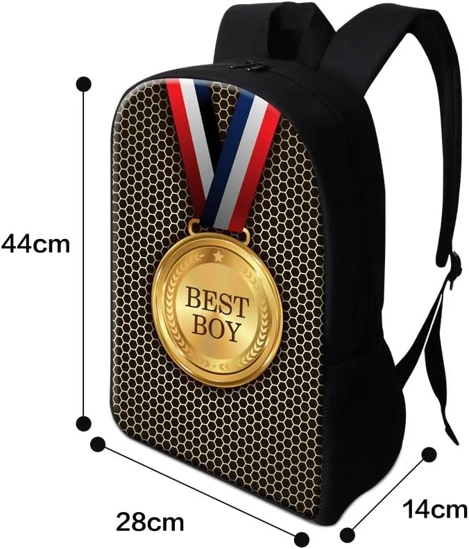 Cute Snake Print Backpack Art School Bookbag Double Shoulder Satchel for Boys Animal Rucksack for Girls