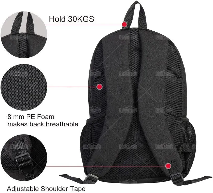 Cute Snake Print Backpack Art School Bookbag Double Shoulder Satchel for Boys Animal Rucksack for Girls