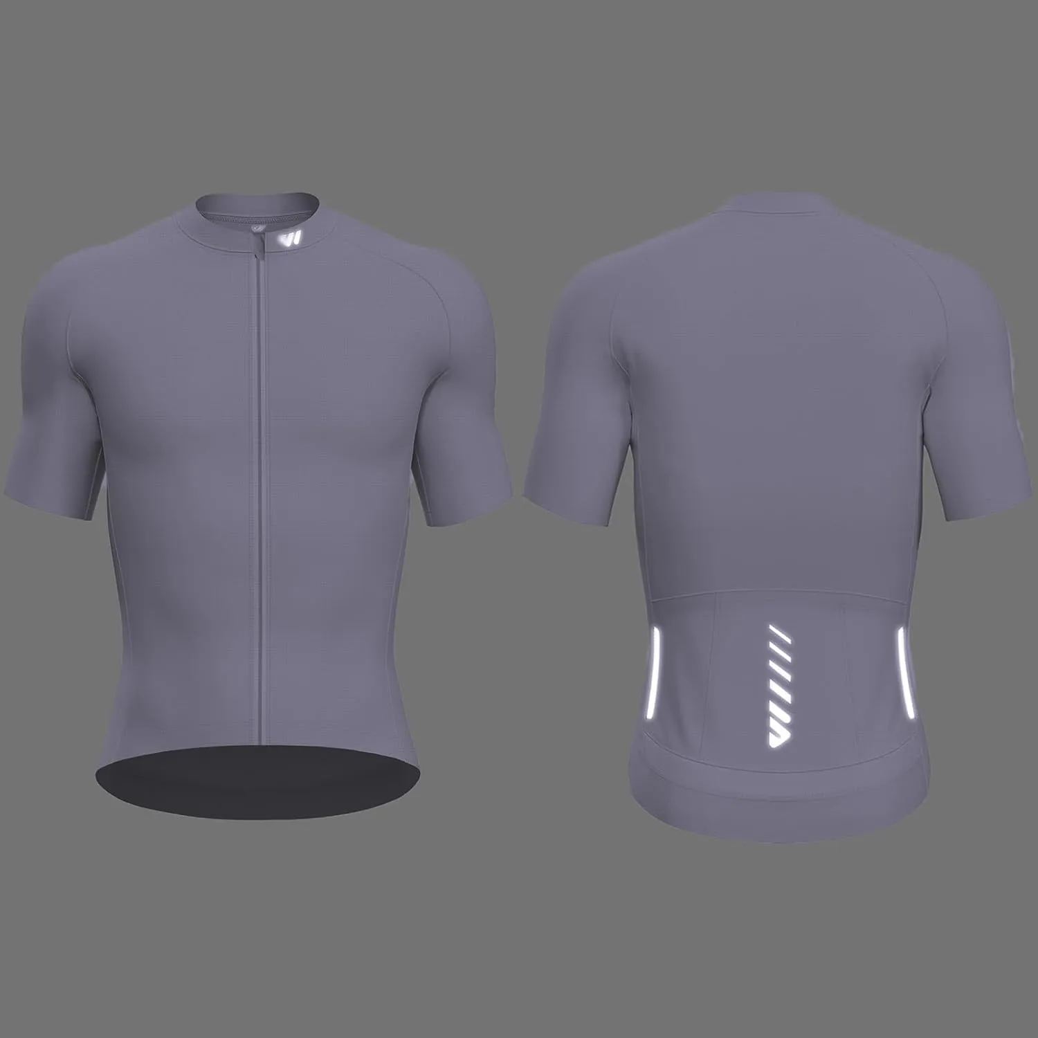 Cycling Jersey Men Short Sleeve, Road Bike Jerseys Full Zipper with Pockets, Bicycle Clothing Breathable Quick Dry