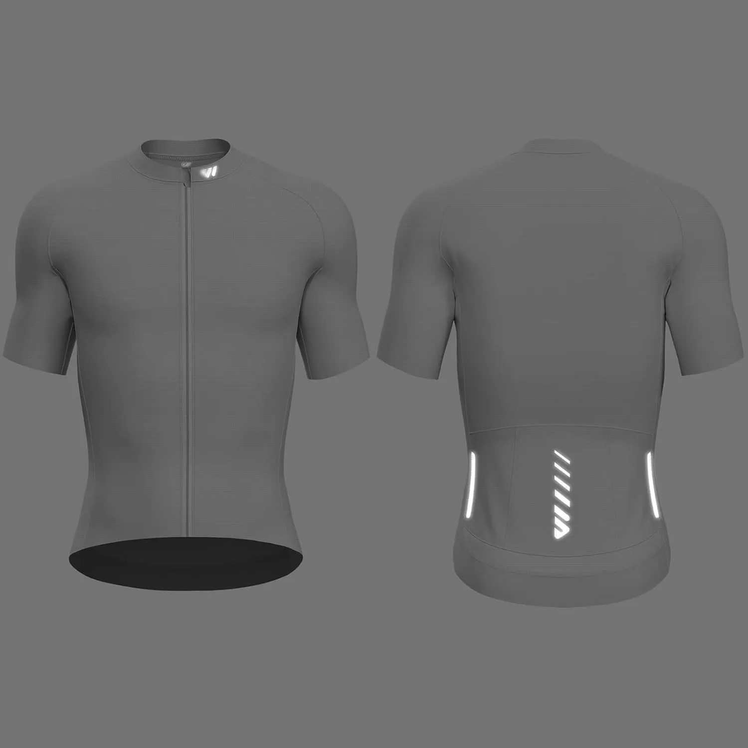 Cycling Jersey Men Short Sleeve, Road Bike Jerseys Full Zipper with Pockets, Bicycle Clothing Breathable Quick Dry