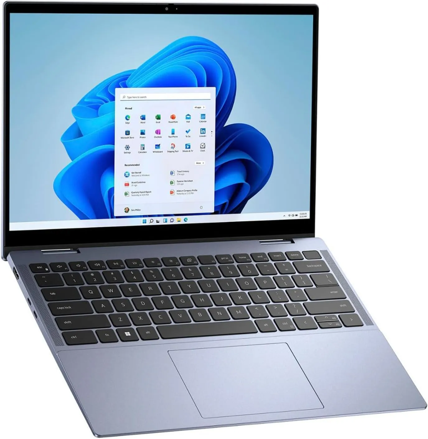 DELL Inspiron 2-in-1 Touch Laptop, 14" WUXGA IPS Display, AMD Ryzen 5 7530U(Beat i7-11600H) Up to 4.5GHz, 8GB RAM, 512GB SSD, Backlit KB, Fingerprint Reader, Wi-Fi 6E, USB-C, HDMI, Win 11 Pro