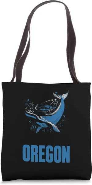 Depoe Bay Oregon Whale Watching Sea Animal Marine Biologist Tote Bag