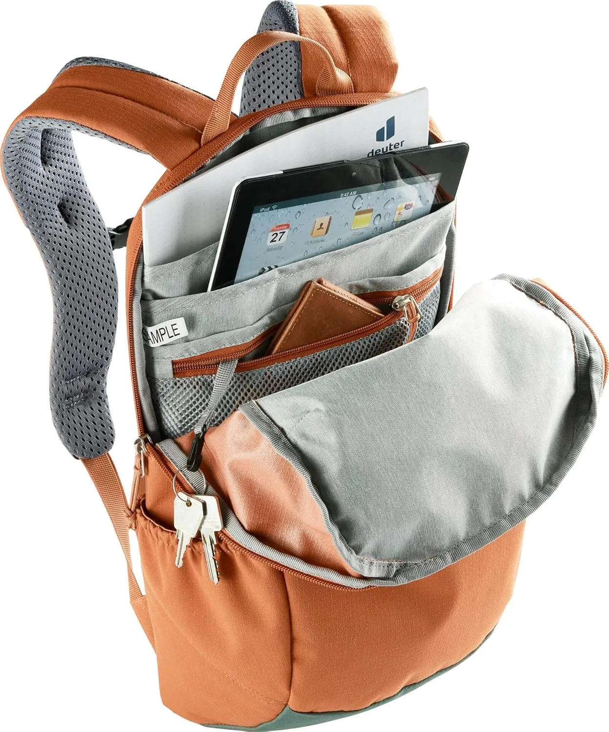 Deuter Modern, Chestnut-Ivy, 12 L