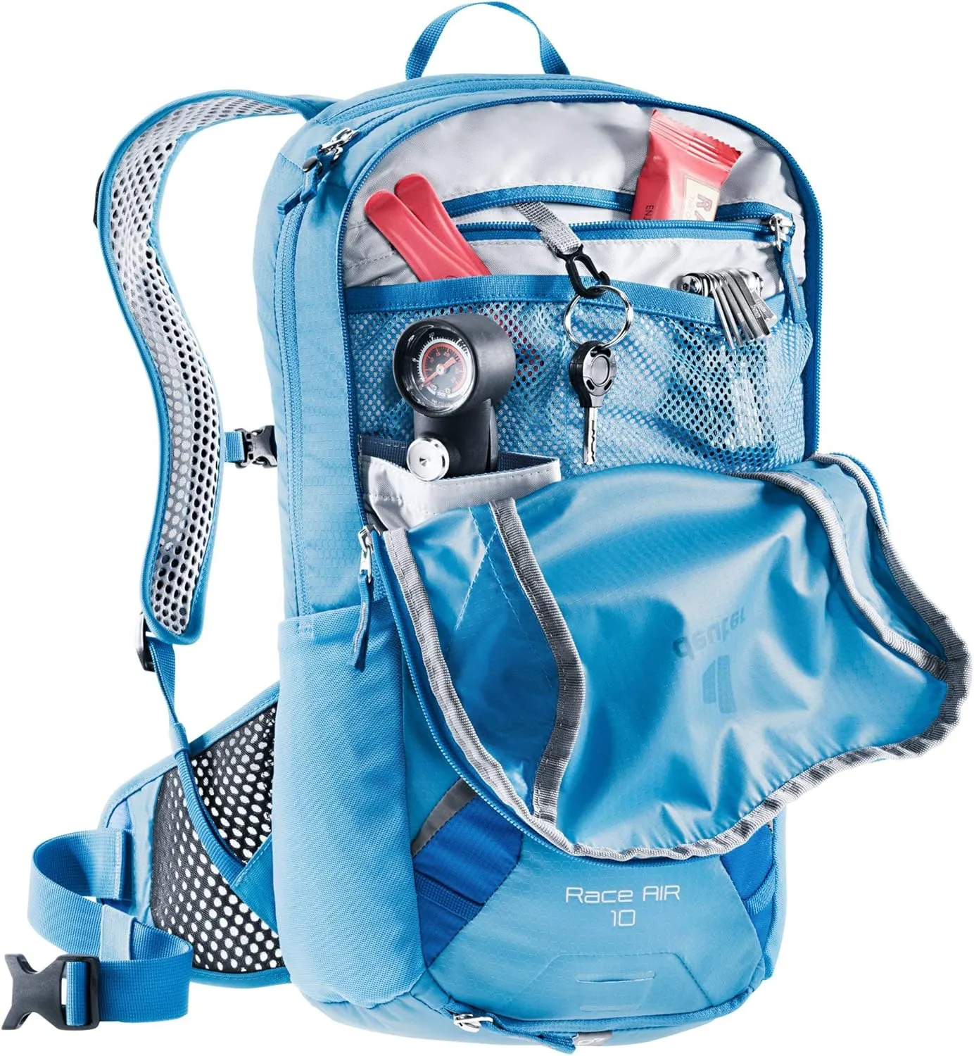 Deuter Unisex – Adult's Race Air Bicycle Backpack, Azure Lapis, 10 l