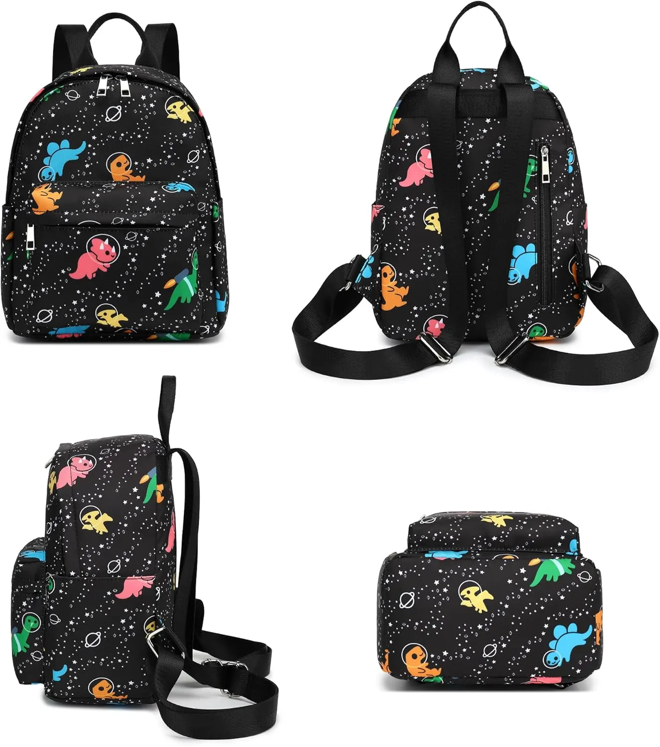 Dinosaur Mini Backpack Women Girls, Small Backpack Purse for Adults Teens Kids School Travel