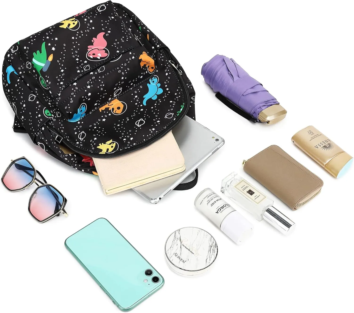 Dinosaur Mini Backpack Women Girls, Small Backpack Purse for Adults Teens Kids School Travel