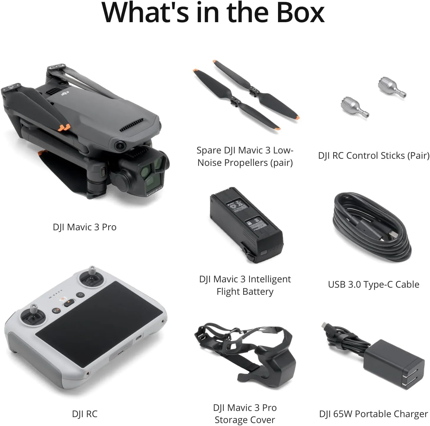DJI Mavic 3 Pro with DJI RC, Flagship Triple-Camera Drone with 4/3 CMOS Hasselblad camera, 43-Min Flight Time, 15km HD Video Transmission, FAA Remote ID Compliant, 4K Camera Drone for Adults
