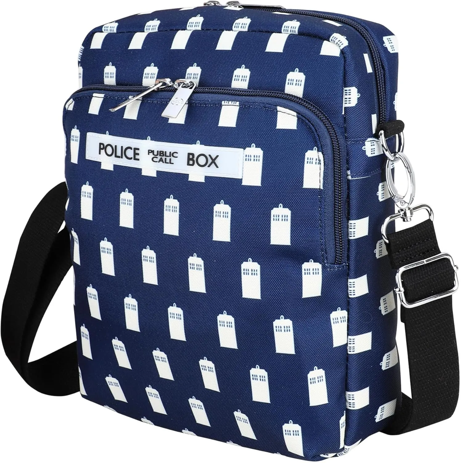 Doctor Who Tardis Cross Body Messenger Bag for Men and Women - Official Merchandise
