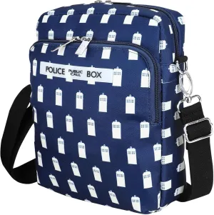 Doctor Who Tardis Cross Body Messenger Bag for Men and Women - Official Merchandise