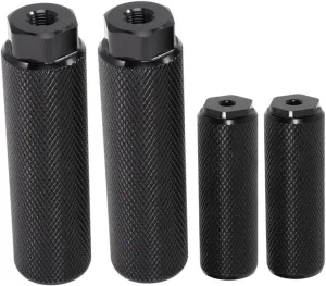 E-Bike Rear Foot Pegs 4 Pack Aluminum Alloy Bike Pegs Sturdy Detachable Cycle Accessories Easy Install for