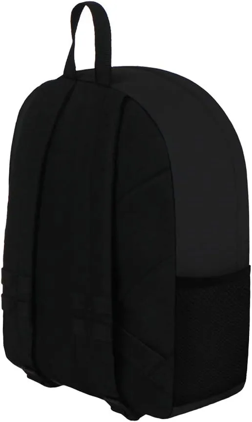 East West USA Simple Backpack (Black) – 12.5" L x 16.5" H x 5" W | Versatile Travel, Small, Laptop, Book & Work Backpack with Padded Back Panel & Adjustable Shoulder Straps