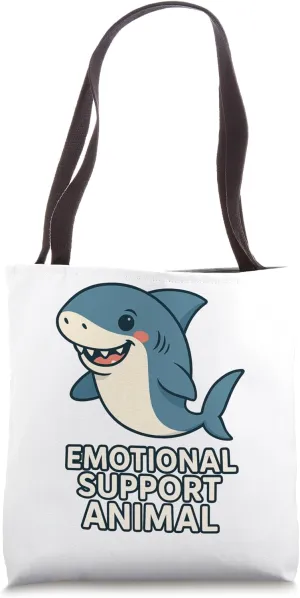 Emotional Support Animal - Wildlife Sea Lover Marine Biology Tote Bag