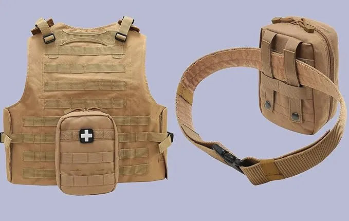 EMT Pouch MOLLE Ifak Pouch Tactical MOLLE Medical First Aid Kit Utility Pouch Carlebben