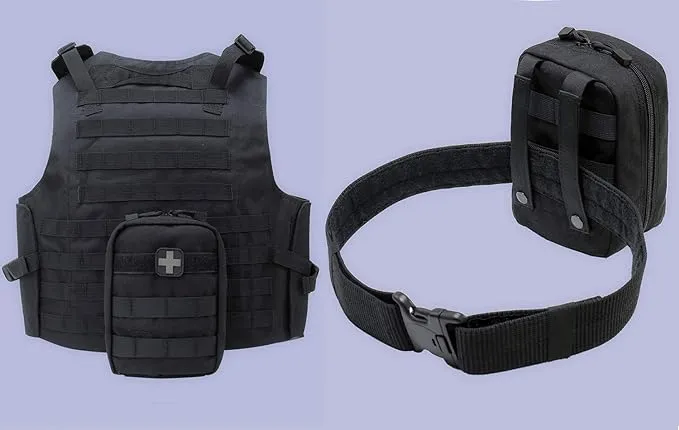 EMT Pouch MOLLE Ifak Pouch Tactical MOLLE Medical First Aid Kit Utility Pouch Carlebben