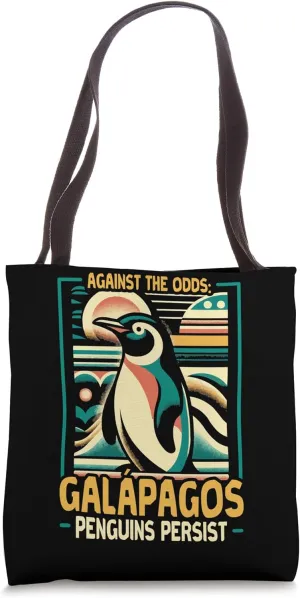Endangered Species Galápagos Penguin Animal Rights Activist Tote Bag