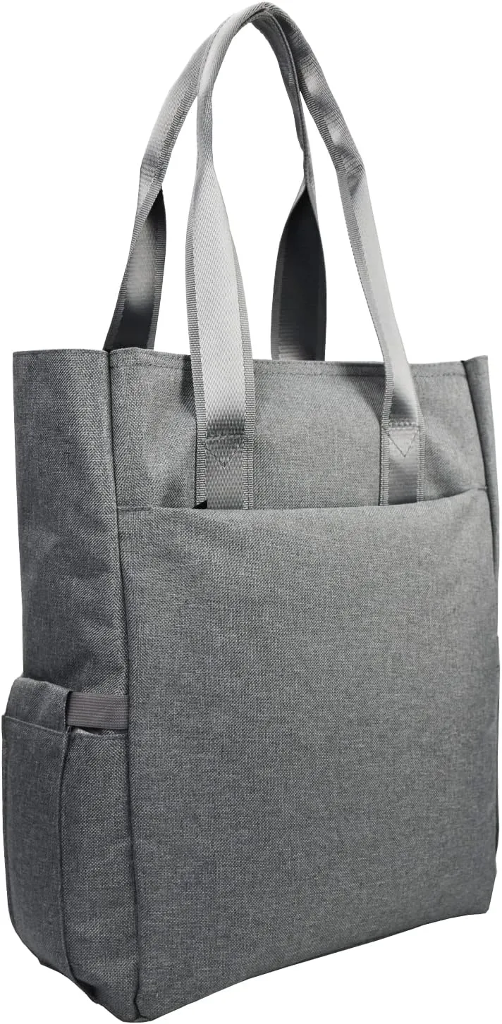 enyuwlcm Oxford Document Bag with Handle and Meeting Office School Organizer File Tote Bag for Carrying Paper Files Books 1 Pack Gray