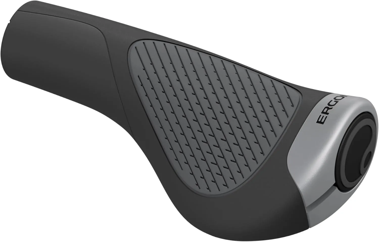 Ergon GP1 Evo Ergonomic Wing Grips | Comfort Grip for Touring, E-Bikes & Commuting | Made in Germany with Dual Rubber Durometers & Forged Aluminum Clamps | Small, Large, Twist Shift