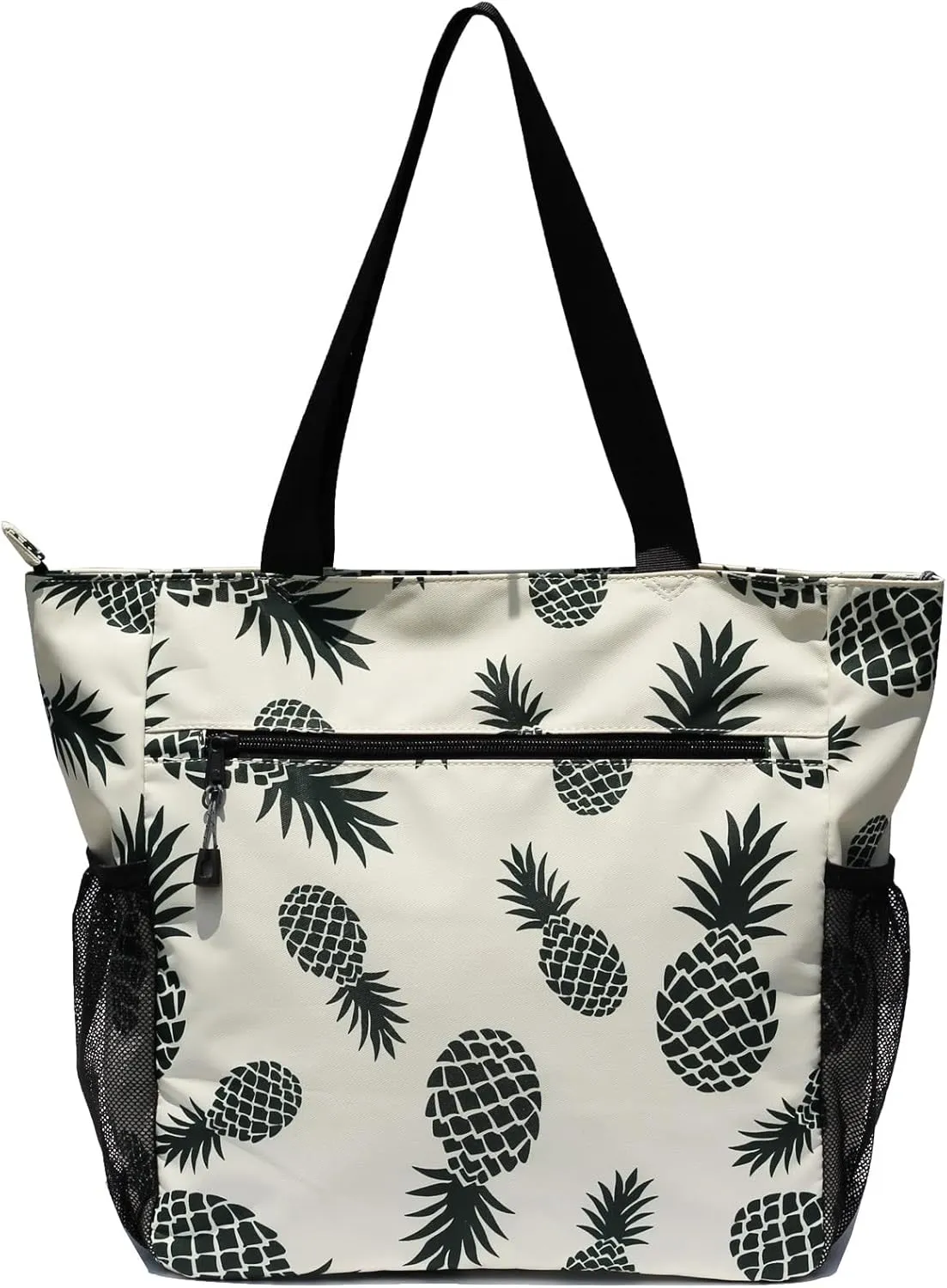 ESVAN Original Floral Tote Bag Large Shoulder Bag with Multi Pockets for Gym Travel Beach Daily Bags