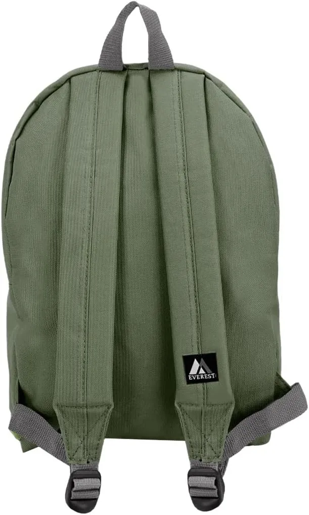 Everest Basic Backpack, Olive, One Size