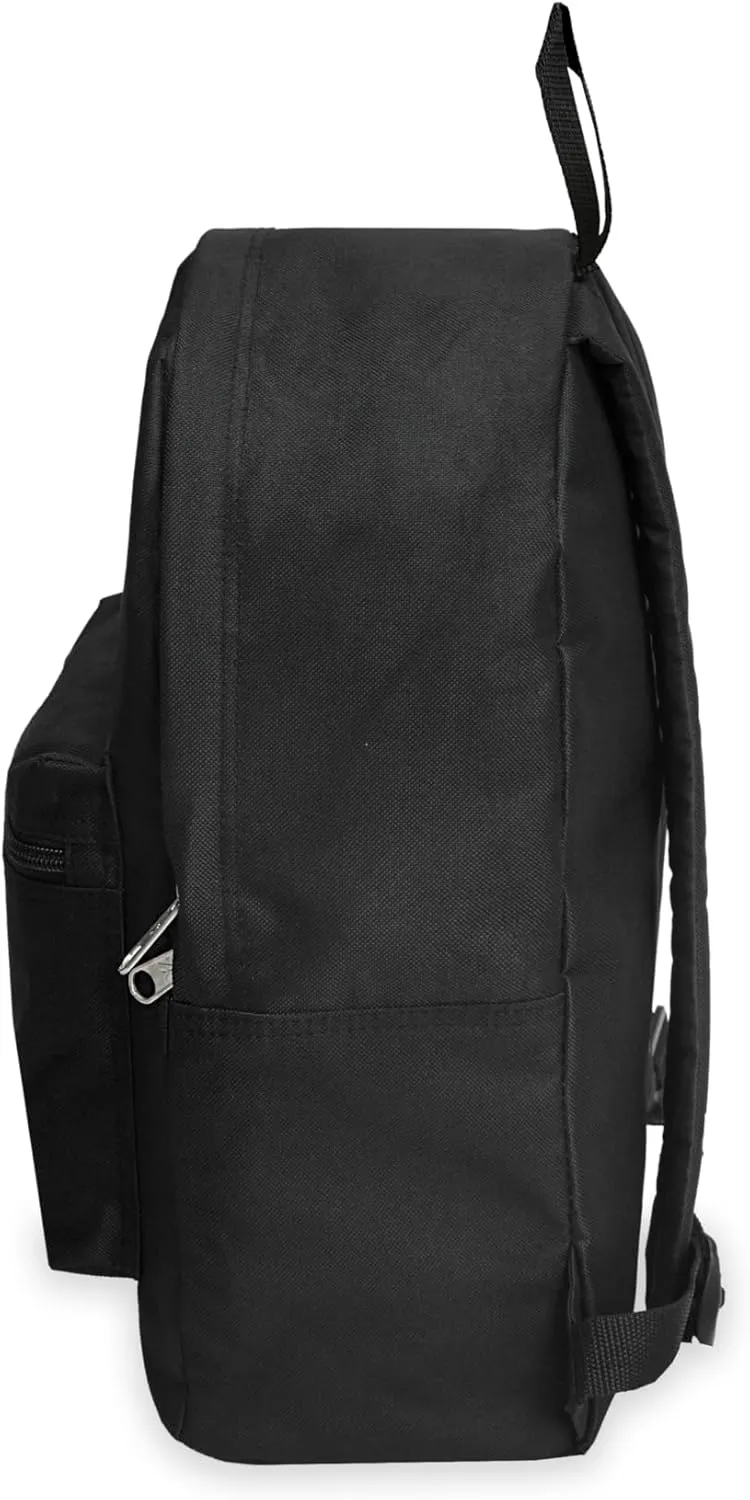 Everest Luggage Basic Backpack, Black, Medium