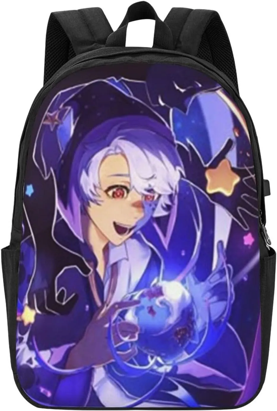 F-antasy Swamp Simple Large Capacity Backpack, The Whole Bag Is Stylish And Lightweight Black