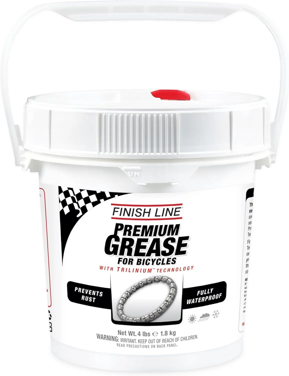 Finish Line Teflon Premium Grease 4lb Tube