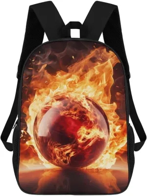 Fireball Travel Backpack Carry On Backpack 17 Inch Laptop Bag Casual Daypack for Weekender Business Hiking