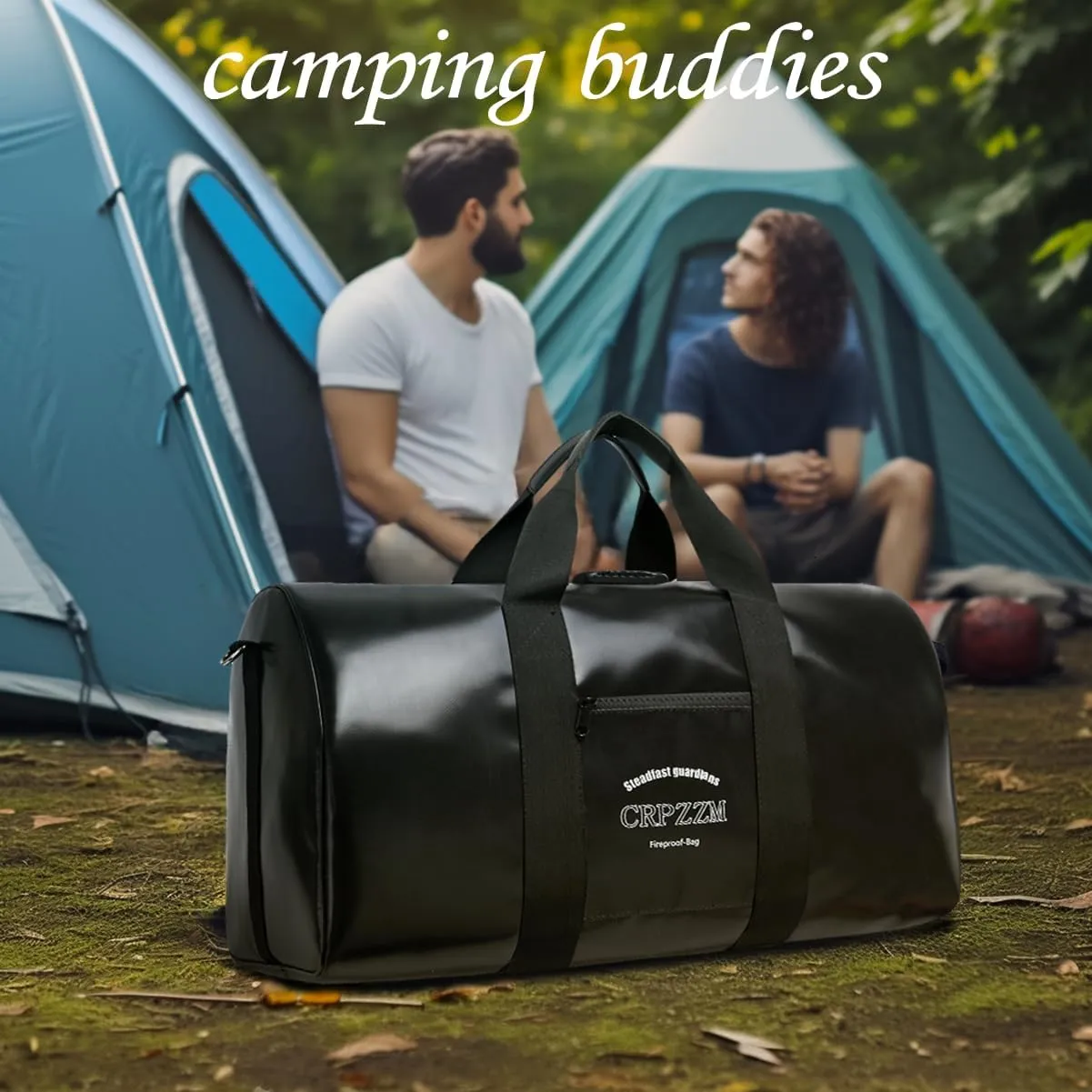 Fireproof Waterproof Duffel Bag,Fire And Waterproof Document Storage，Security code lock multiple protection，perfect travel companion.