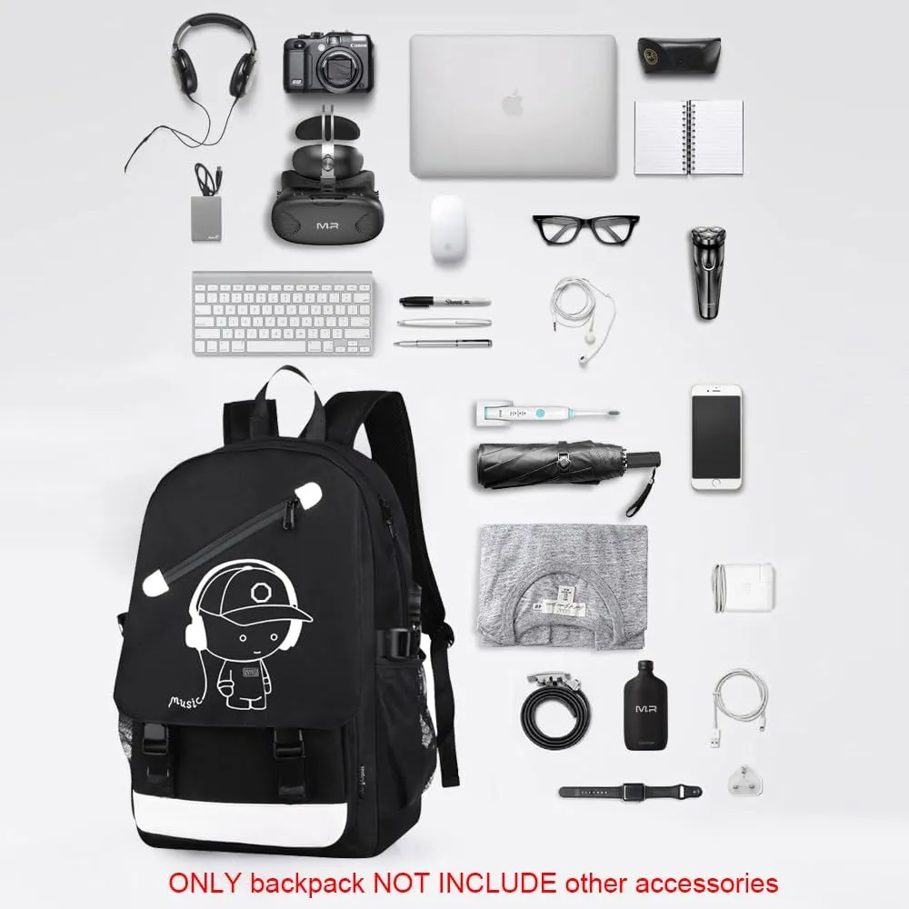 FLYMEI Backpack for School Boys Backpacks for Kids Anime Bookbag for Middle School Bags Waterproof Travel Back Pack