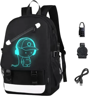 FLYMEI Backpack for School Boys Backpacks for Kids Anime Bookbag for Middle School Bags Waterproof Travel Back Pack