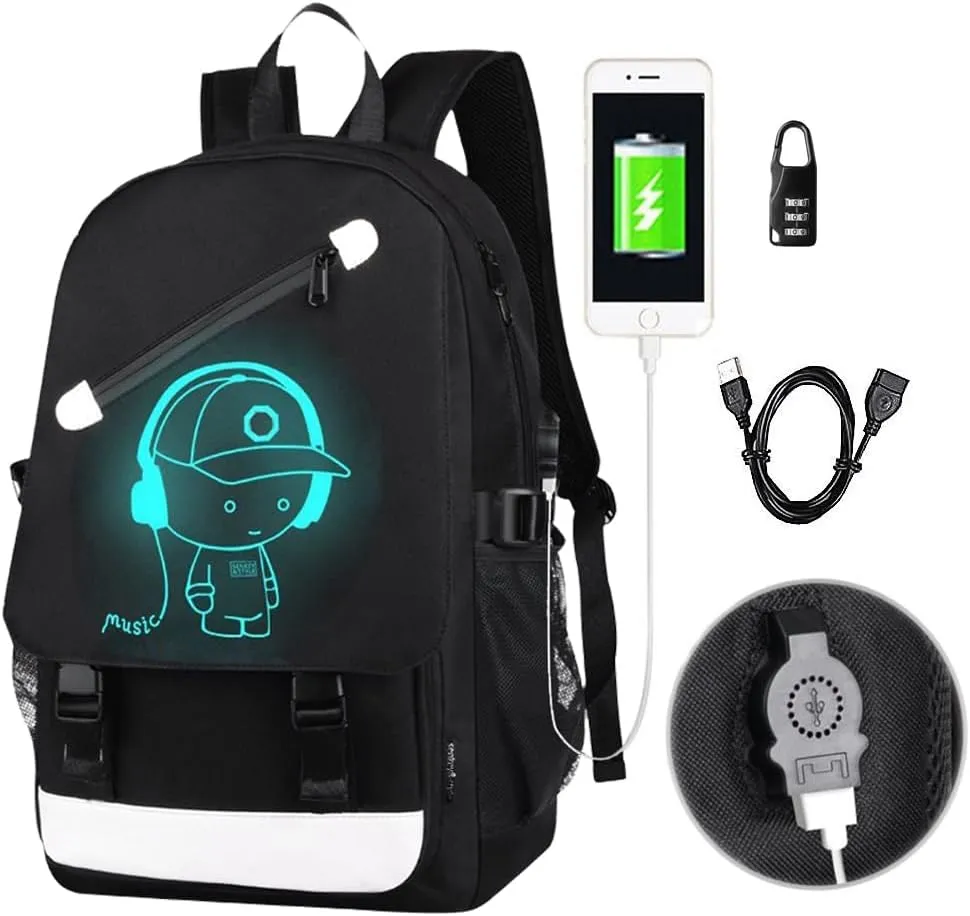 FLYMEI Backpack for School Boys Backpacks for Kids Anime Bookbag for Middle School Bags Waterproof Travel Back Pack
